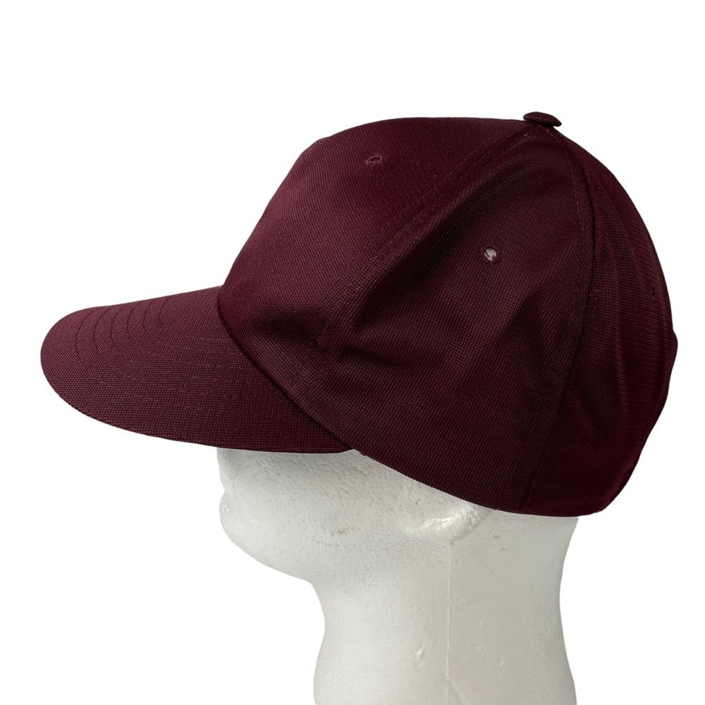 Vintage Snap-back Blank Baseball Cap NWOT Young An Burgundy Wine Small/Medium